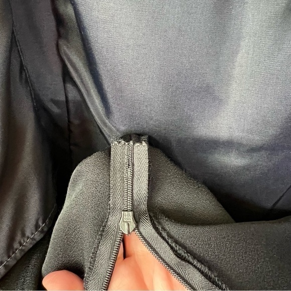 Vintage Scott McClintock Black Beaded Embroidered Long Maxi Dress Size 16 - Picture 6 of 9